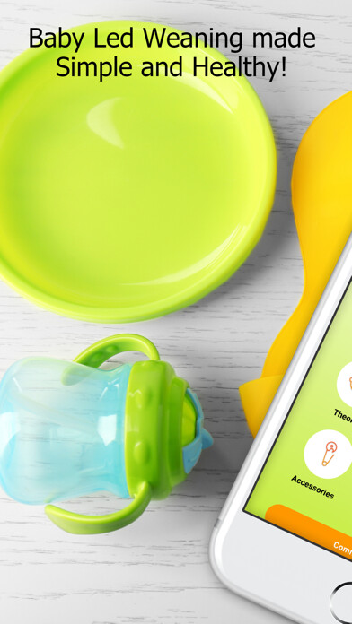 Emulate iPhone app Baby Led Weaning Guide Recipes using MyAndroid