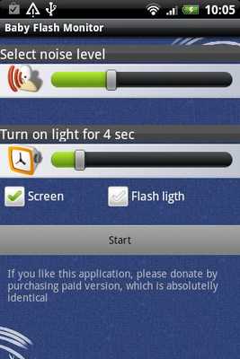 Emulate Android APK Baby Light Monitor Free