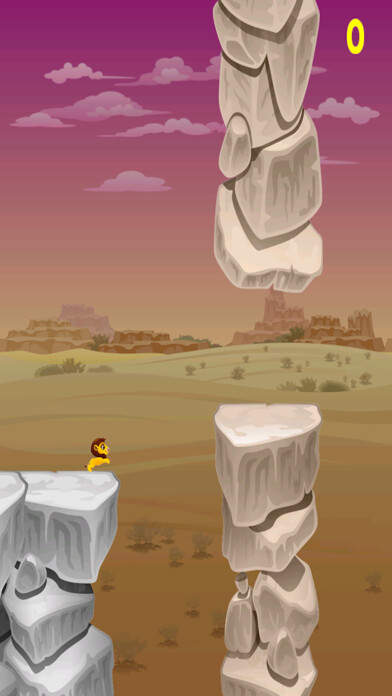 Emulate iPhone app Baby Lion Jungle Hop using MyAndroid