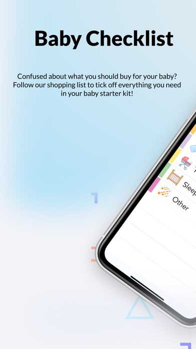 Emulate iPhone app Baby List – Shopping Checklist using MyAndroid