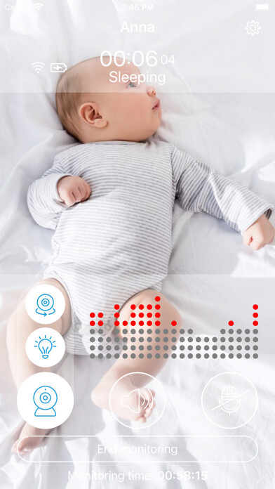 Emulate iPhone app Baby Monitor: Video Nanny Cam using MyAndroid