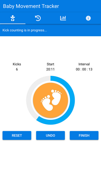 Emulate iPhone app Baby Movement Tracker using MyAndroid Emulate iPhone app Baby Movement Tracker using MyAndroid