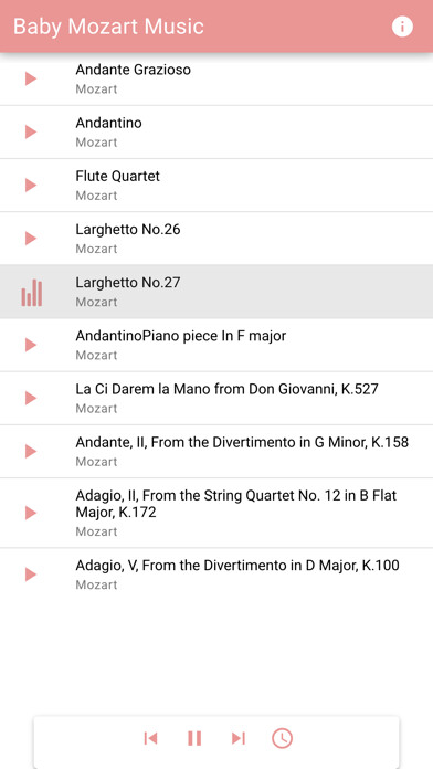 Emulate iPhone app Baby Mozart Music using MyAndroid