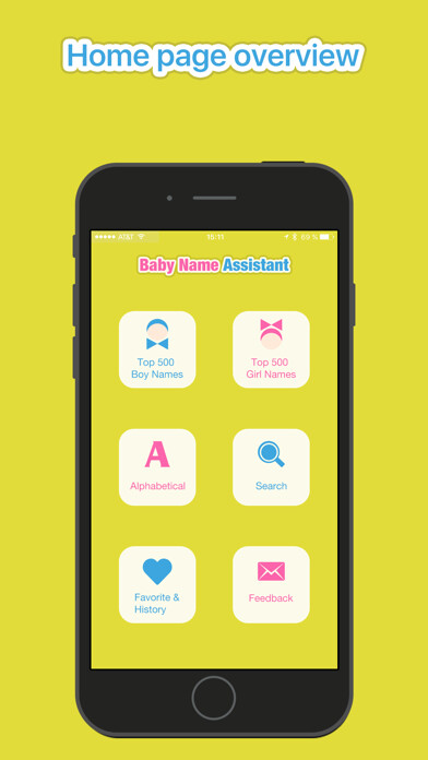 Emulate iPhone app Baby Name Assistant using MyAndroid
