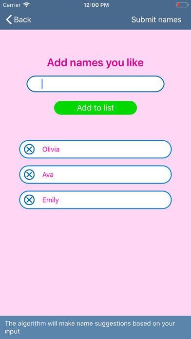 Emulate iPhone app Baby Name Genie using MyAndroid Emulate iPhone app Baby Name Genie using MyAndroid