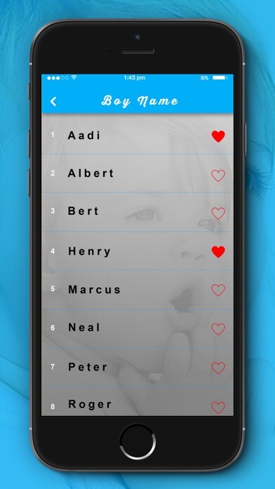 Emulate iPhone app Baby Names Assistant using MyAndroid Emulate iPhone app Baby Names Assistant using MyAndroid