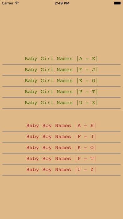Emulate iPhone app Baby Names India using MyAndroid Emulate iPhone app Baby Names India using MyAndroid