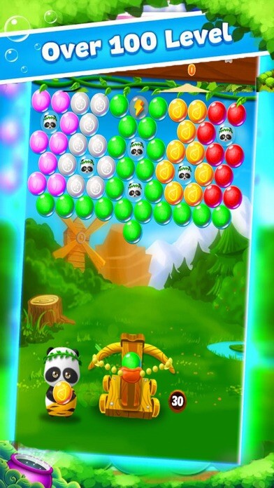 Emulate iPhone app Baby Panda Rescue - Shooting Candy using MyAndroid