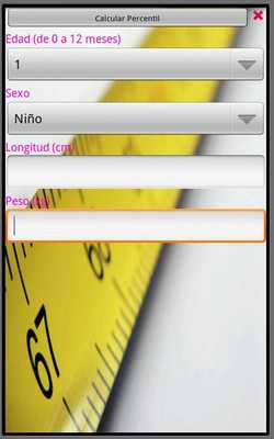 Emulate Android APK Baby Percentile Calculator Emulate Android APK Baby Percentile Calculator