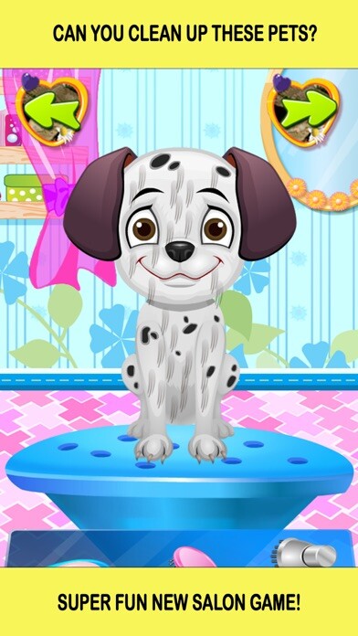 Emulate iPhone app Baby Pet Hair Salon Makeover using MyAndroid