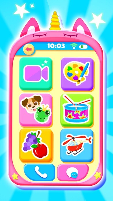 Emulate iPhone app Baby Phone: Music ABC Games using MyAndroid