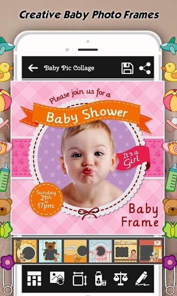 Run android online APK Baby Photo Frames : Name, Card from MyAndroid or emulate Baby Photo Frames : Name, Card using MyAndroid