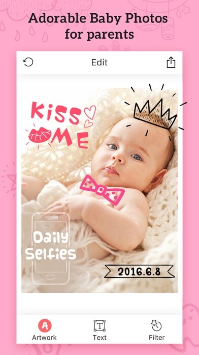 Emulate iPhone app Baby Photos – Pregnancy Pic Maker & Baby Milestone using MyAndroid