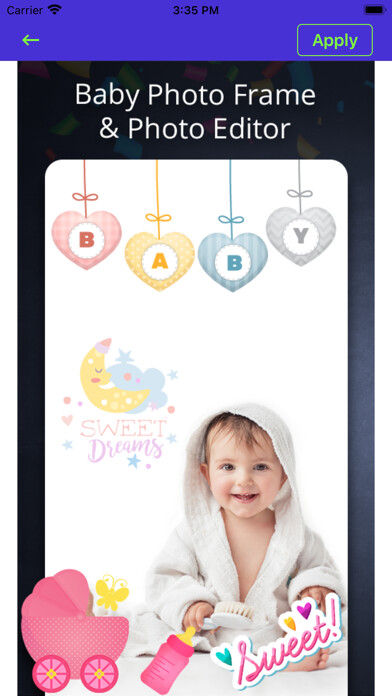 Emulate iPhone app Baby Pics & Baby Photo Editor using MyAndroid Emulate iPhone app Baby Pics & Baby Photo Editor using MyAndroid