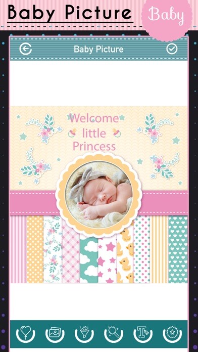 Emulate iPhone app Baby Picture - Precious Moment using MyAndroid