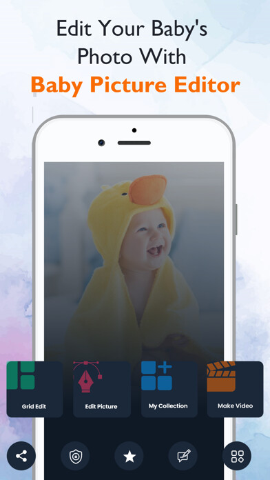 Emulate iPhone app Baby Picture & Story Editor using MyAndroid