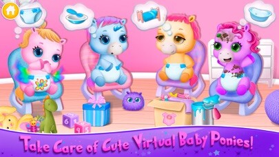 Emulate iPhone app Baby Pony Sisters using MyAndroid