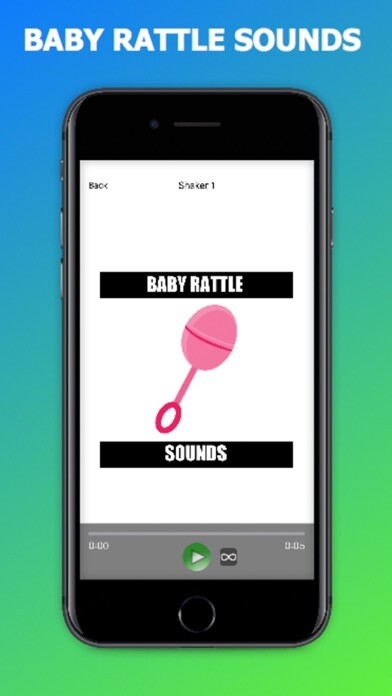 Emulate iPhone app Baby Rattle Sound Effects using MyAndroid