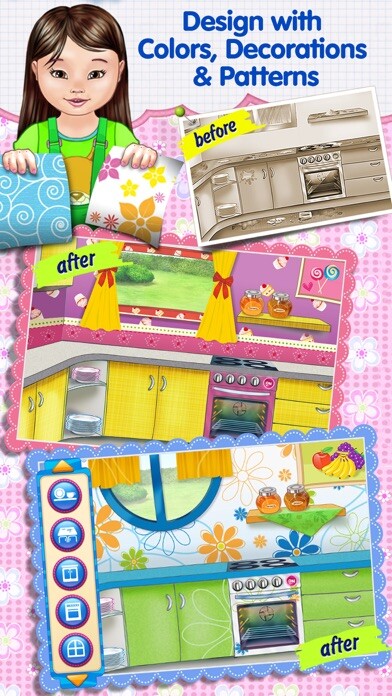 Emulate iPhone app Baby Room Makeover using MyAndroid