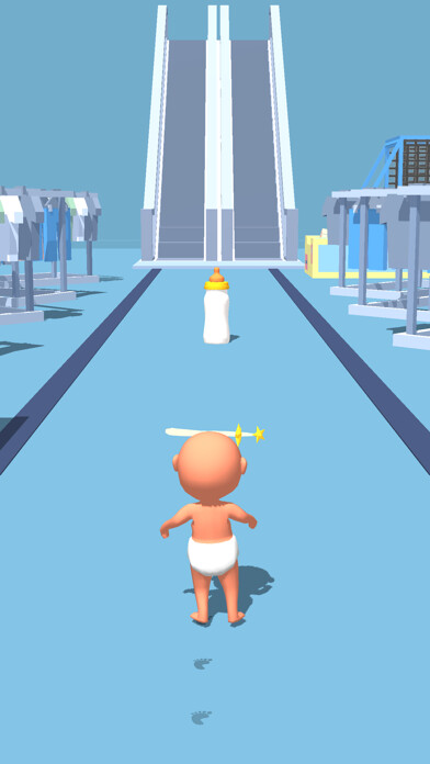 Emulate iPhone app Baby Run! using MyAndroid
