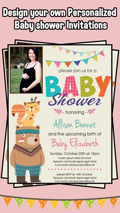 Emulate iPhone app Baby Shower Invitations & Frames using MyAndroid Emulate iPhone app Baby Shower Invitations & Frames using MyAndroid
