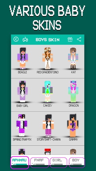 Emulate iPhone app Baby Skins - Aphmau & FNAF Daycare Minecraft PE using MyAndroid Emulate iPhone app Baby Skins - Aphmau & FNAF Daycare Minecraft PE using MyAndroid