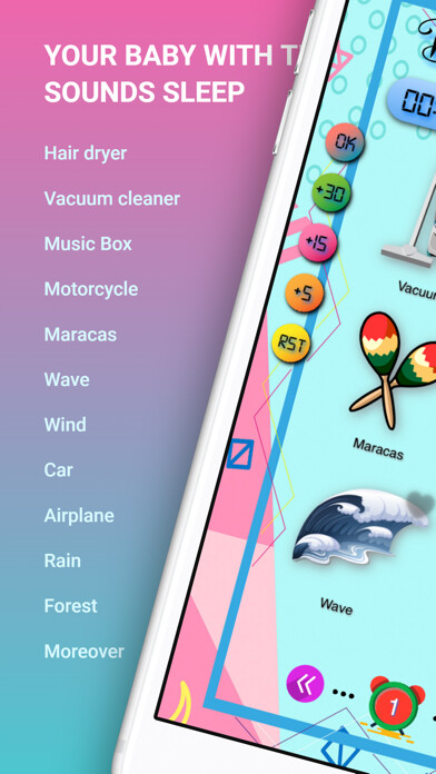 Emulate iPhone app Baby Sleep Dot using MyAndroid