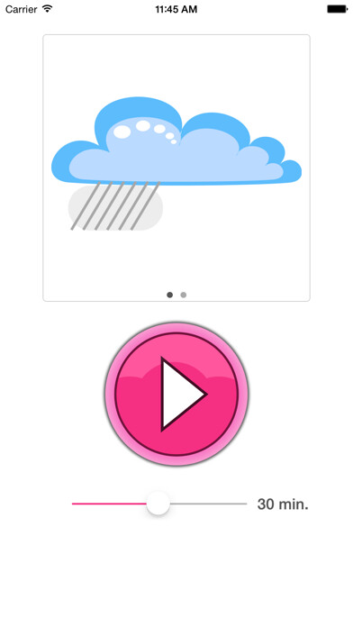 Emulate iPhone app Baby Sleeping Sound - sleep well! using MyAndroid