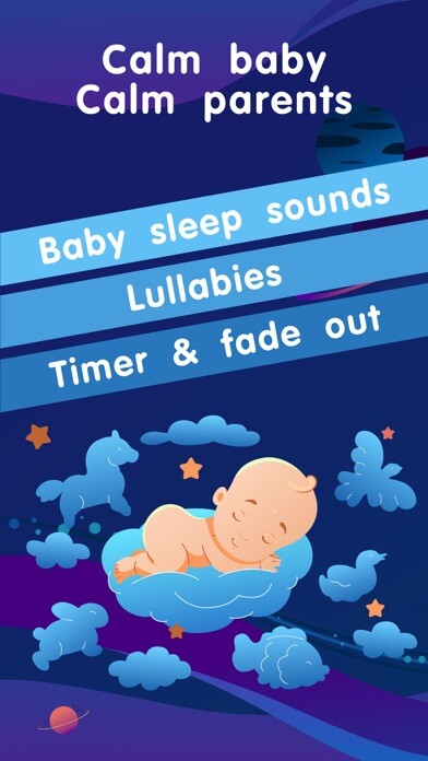 Emulate iPhone app Baby Sleep Sounds Machine. Aid using MyAndroid