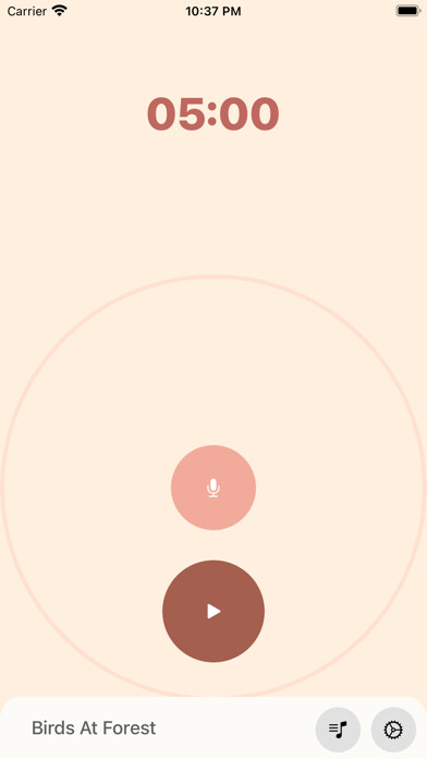Emulate iPhone app Baby Sleep Tracker using MyAndroid