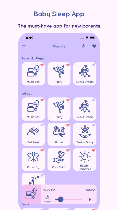 Emulate iPhone app Baby Sleep White Noise Lullaby using MyAndroid Emulate iPhone app Baby Sleep White Noise Lullaby using MyAndroid