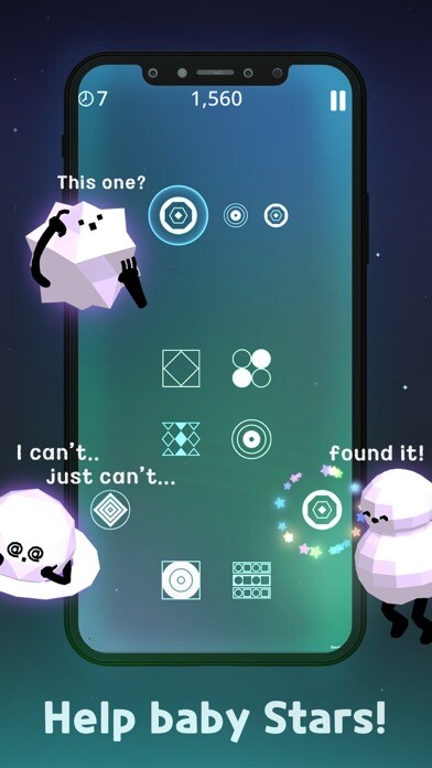 Emulate iPhone app Baby Star Confeito using MyAndroid