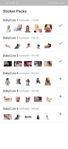 Run android online APK Baby Sticker from MyAndroid or emulate Baby Sticker using MyAndroid