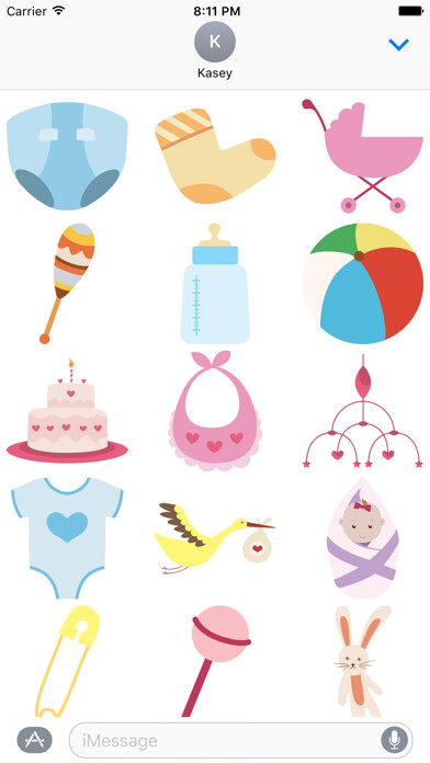Emulate iPhone app Baby Stickers Pack using MyAndroid Emulate iPhone app Baby Stickers Pack using MyAndroid