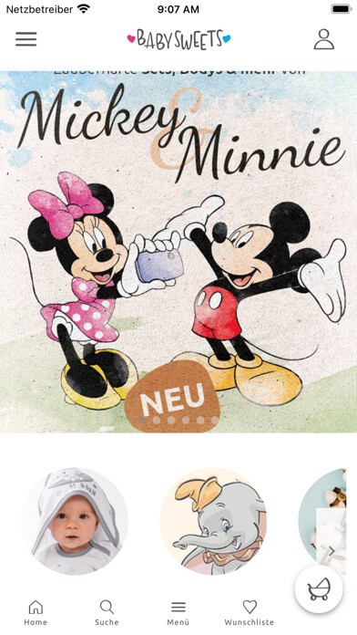 Emulate iPhone app Baby Sweets - süßer Baby Shop using MyAndroid