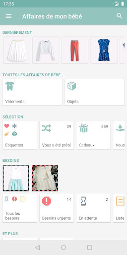 Emulate Android APK Baby Things List