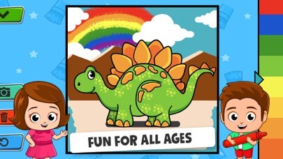 Emulate iPhone app Baby Town - Coloring Games 2+ using MyAndroid
