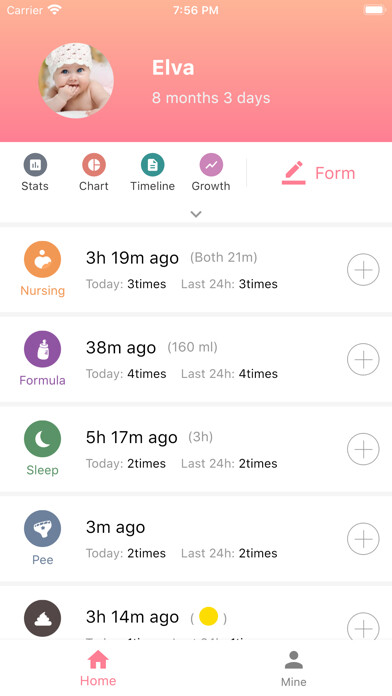 Emulate iPhone app Baby Tracker - Newborn Tracker using MyAndroid Emulate iPhone app Baby Tracker - Newborn Tracker using MyAndroid