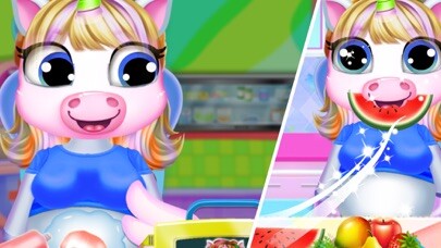 Emulate iPhone app Baby Unicorn Care: Mom Game using MyAndroid