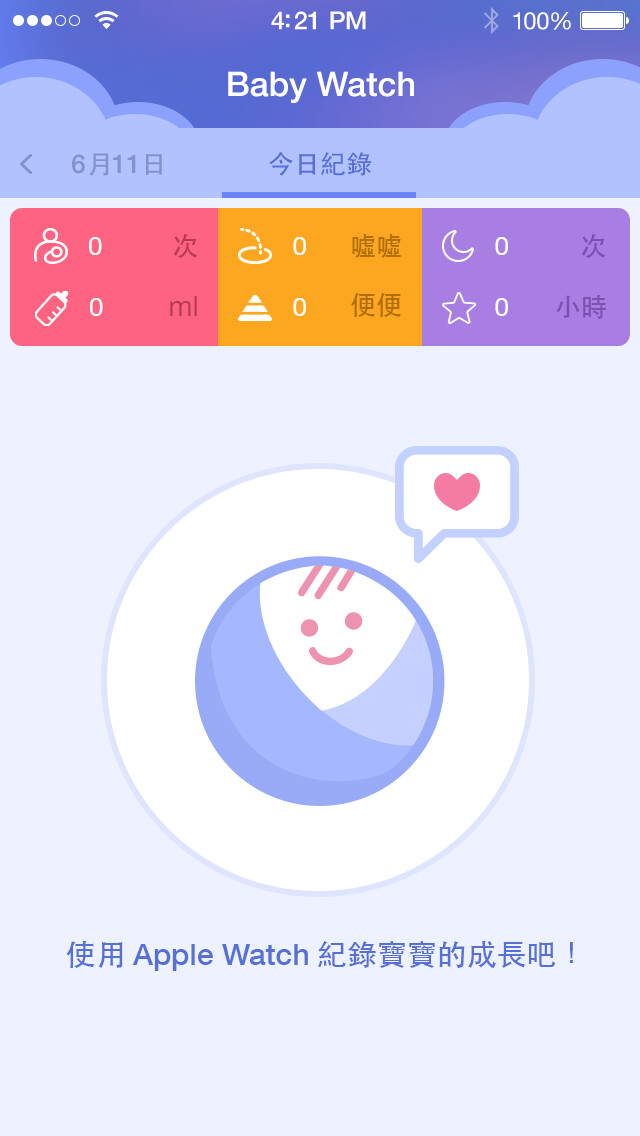 Emulate iPhone app Baby Watch using MyAndroid