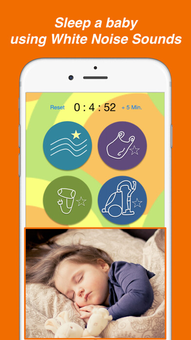 Emulate iPhone app Baby Zzz Lite - best baby sleep sounds using MyAndroid