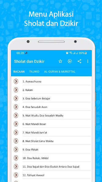 Run android online APK Bacaan Sholat dan Dzikir from MyAndroid or emulate Bacaan Sholat dan Dzikir using MyAndroid Run android online APK Bacaan Sholat dan Dzikir from MyAndroid or emulate Bacaan Sholat dan Dzikir using MyAndroid