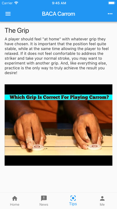 Emulate iPhone app BACA Carrom using MyAndroid