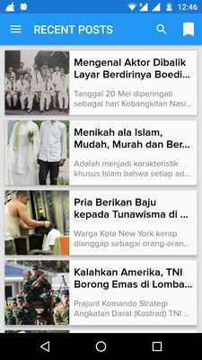 Emulate Android APK Baca Kita