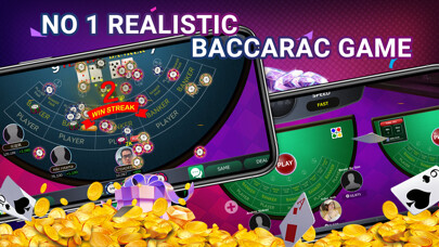 Emulate iPhone app Baccarat 9 - Casino Card Game using MyAndroid
