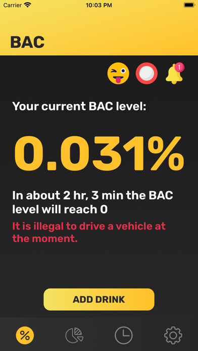 Emulate iPhone app BACchus - AlcoTracker using MyAndroid Emulate iPhone app BACchus - AlcoTracker using MyAndroid