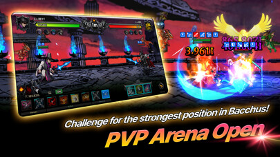 Emulate iPhone app Bacchus: High Tension IDLE RPG using MyAndroid