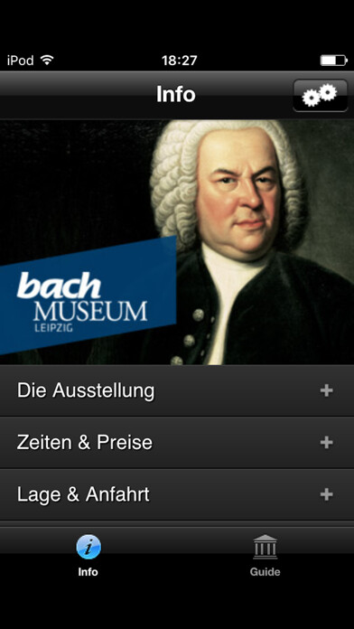 Emulate iPhone app Bach-Museum Leipzig - Gebärdensprache Mediaguide using MyAndroid