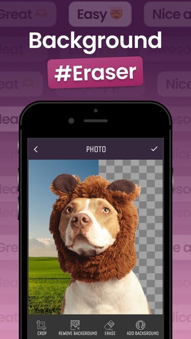 Emulate iPhone app Background Erase Photo Editor using MyAndroid Emulate iPhone app Background Erase Photo Editor using MyAndroid