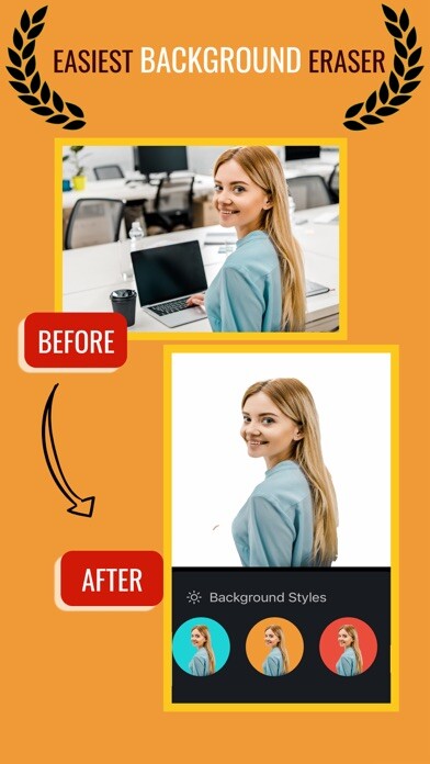 Emulate iPhone app Background Eraser Changer Edit using MyAndroid